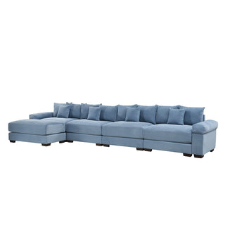 Velora Cloud Modular Sofa - Blue