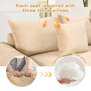 Velora Cloud Modular Sofa - Camel