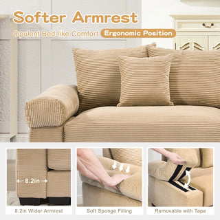 Velora Cloud Modular Sofa - Camel