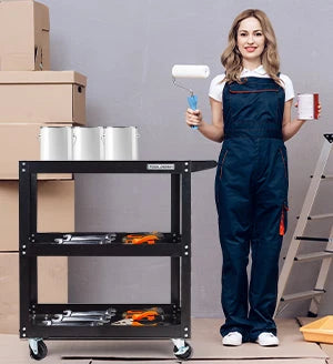 Tool Cart 3-Tier Dweva