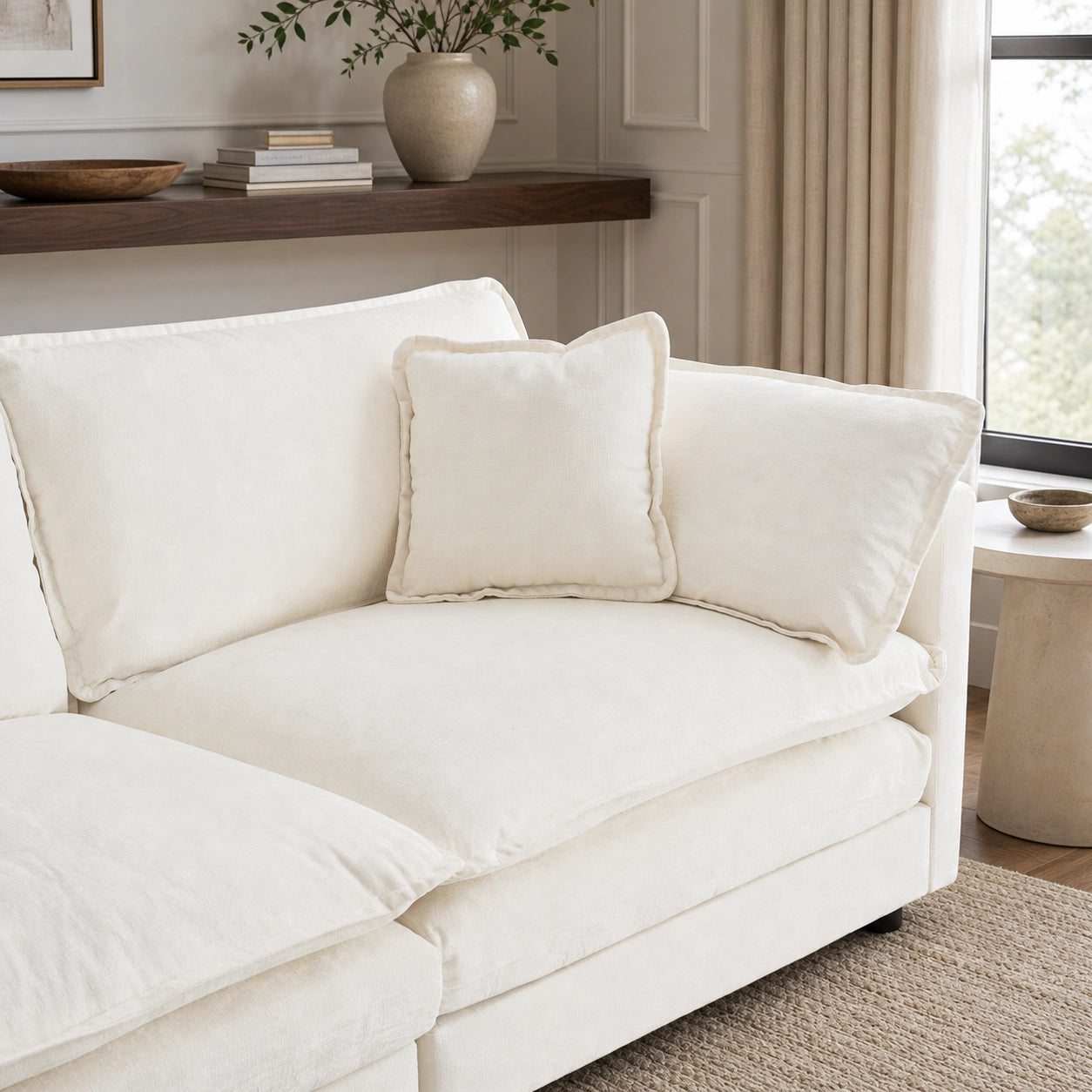 Harmony Luxury Deep-Seat Cloud Couch Dweva