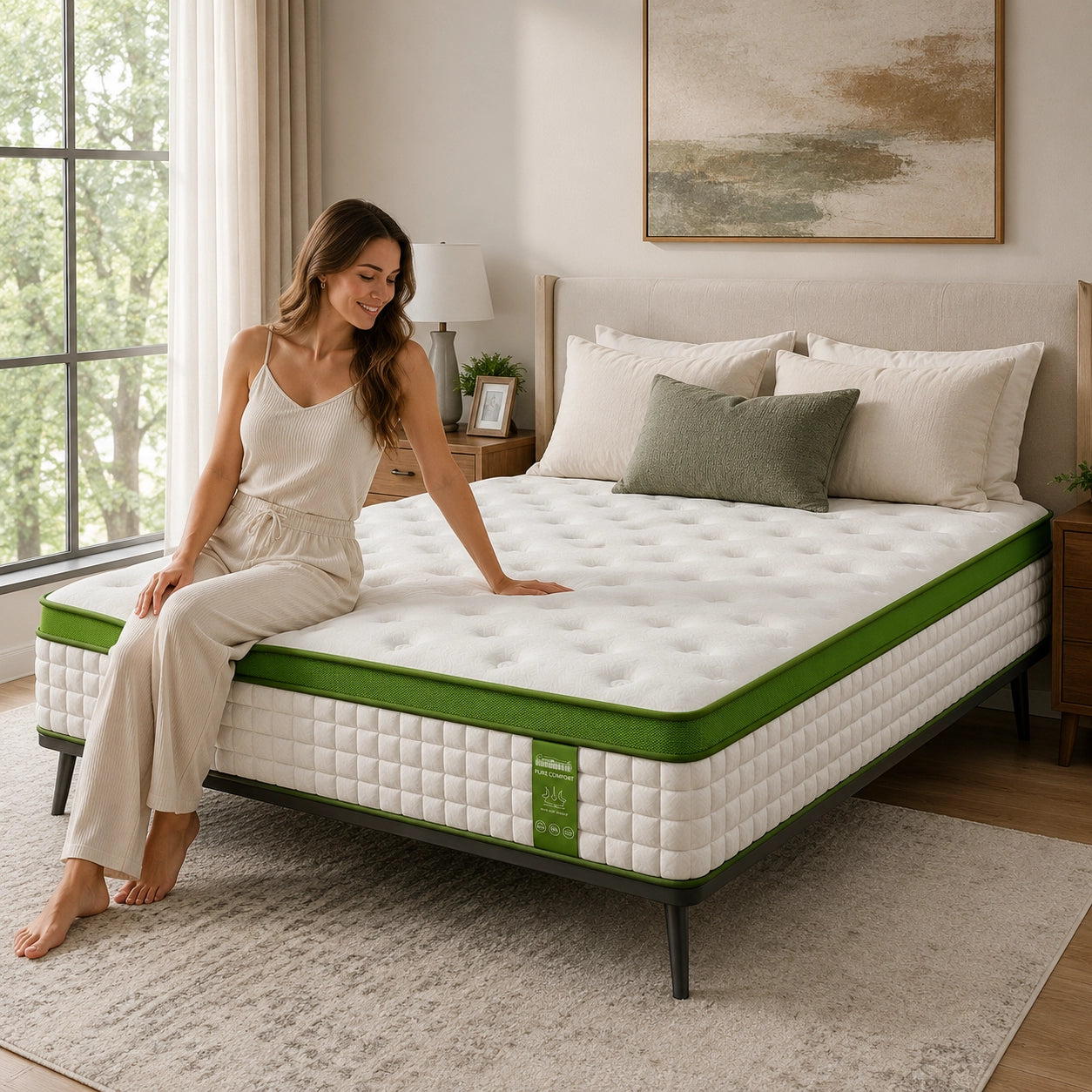 Luna Luxury Hybrid Mattress Dweva
