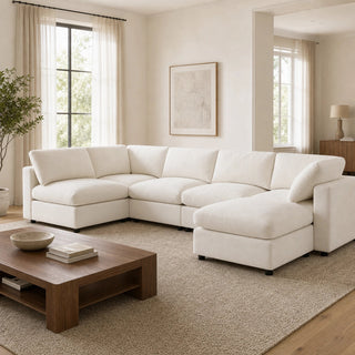 Pavia 129" Modular Lounge Sofa Dweva