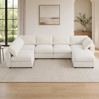 Pavia 129" Modular Lounge Sofa Dweva