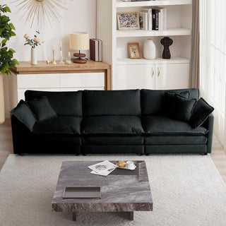 Kendall Chenille Luxury Deep-Seat Cloud Couch Dweva