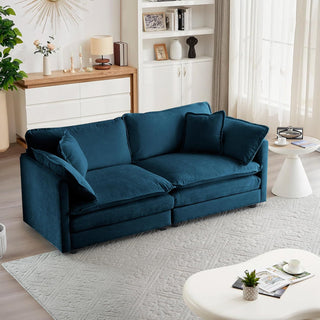 Kendall Chenille Luxury Deep-Seat Cloud Couch Dweva