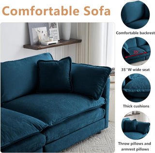 Harmony Luxury Deep-Seat Cloud Couch Dweva