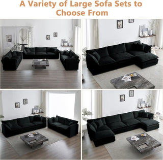 Kendall Chenille Luxury Deep-Seat Cloud Couch Dweva