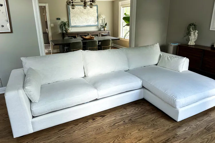 Quince Oasis Performance Chaise Sectional